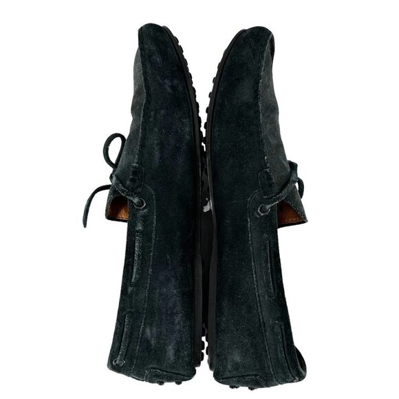 Tod\'s Navy Blue Suede Leather Driving Moccasins Men\'s Size 8.5 main image 4